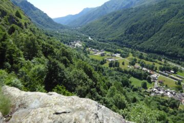 Una sosta sulla roccia panoramica