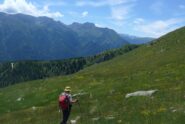 Sui bei prati del versante sud