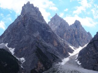 Il gruppo della Cima Tre Scarperi.