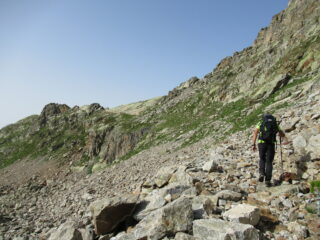 Dal Vallone di Valmiana al Passo Costa Miana (m.2600)