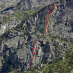 Parte bassa: in azzurro Robinson e in rosso Chioma B. Parte alta: In verde Climer A.L. - in rosso Antropizzazione C. - in giallo Vuoto C.