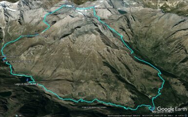 traccia in google earth