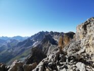 Dalla cima verso il Pic  de la Font Sancte 