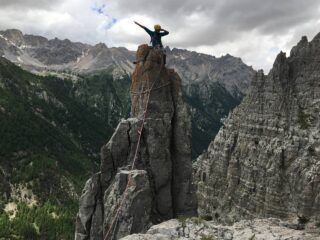 In punta alla prima guglia. (a.k.a 