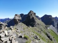 In cresta verso la cima