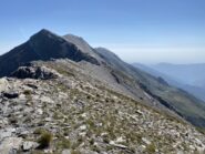 Cresta finale da poco prima dell’intaglio 2882m