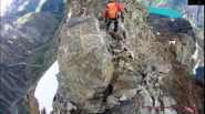 in cima alla 'aiguille Blanche des Lacs