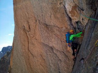 Iniziano le danze nel gran diedro...