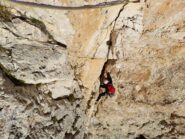 L2. Diedro fessurato impegnativo. Fre in azione 