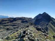 Dalla Cima Chiavesso si vede la Punta Ciorneva