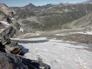 Nevaio prima del ghiacciaio