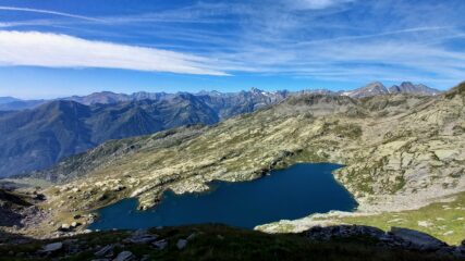 panoramica poco sopra il lago