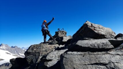 La cima vista dall'antecima