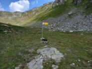 Bivio con indicazioni Mont Fallere/Lago Morto (sent. 13E)
