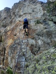 Ferrata di accesso al Borelli