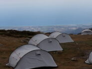 Tende supplementari con mare