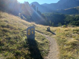 Bivio sentieri 11A/13