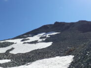 Pendio prima della cresta