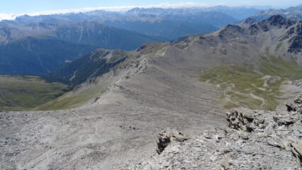 Petit Rochebrune in fondo alla cresta