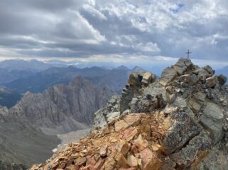 Panorama di vetta verso sud