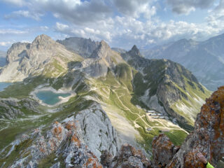 panorama dalla cima