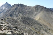 Cresta Arolley, sullo sfondo la Giansana 