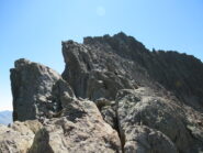 La cresta di salita dal Colle