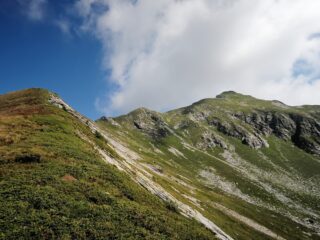 Cresta percorsa fino alla cima Sud-Ovest