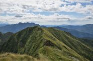 Cresta percorsa verso Ganda Rosa e Bocchetta di S. Antonio