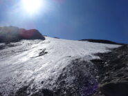 ultime propaggini del ghiacciaio intorno a quota 3.250 m.