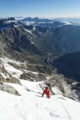 Poco prima della sezione su ghiaccio vivo