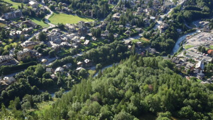 Courmayeur dal sentiero attrezzato