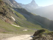 si comincia a salire lungo lo sperone