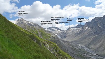 Si intravede il rifugio.