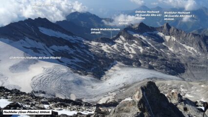  Sotto di noi il lungo ghiacciolo.