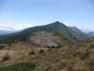 Discesa verso la Colla Rossa