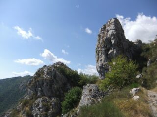 Scenografico tratto di sentiero