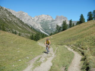 l'arrivo al lago Chavillon