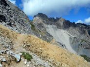 in discesa lato Valmaggia con vista Oronaye