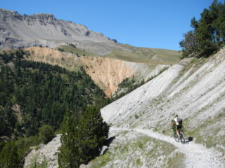 inizio della discesa su Nevache