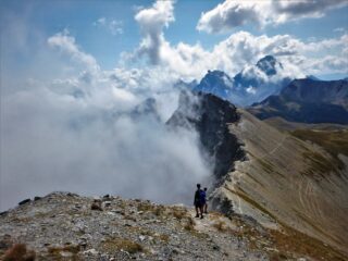 Scendendo dal Viraysse.