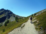 ultimo lungo traverso per il colle della Croce