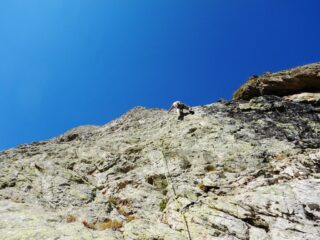Inizio alla falesia del lago.