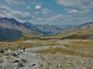 Nel bellissimo vallone dell'Aigue Blanche.