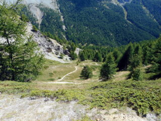 discesa dal col du Tronchet