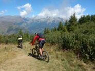 Inizio discesa su Bellino