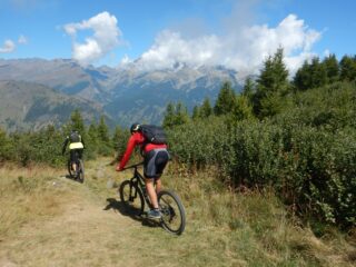 Inizio discesa su Bellino