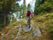 Giorgio a metà discesa