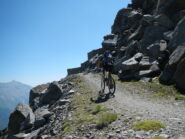 l'arrivo in cima al Monte Malamot