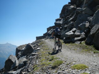 l'arrivo in cima al Monte Malamot
